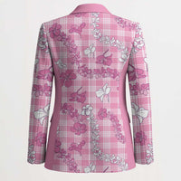 Alaka Aloha Hawaii Blazer Plumeria Lei With Palaka Motif - Polynesian Pride