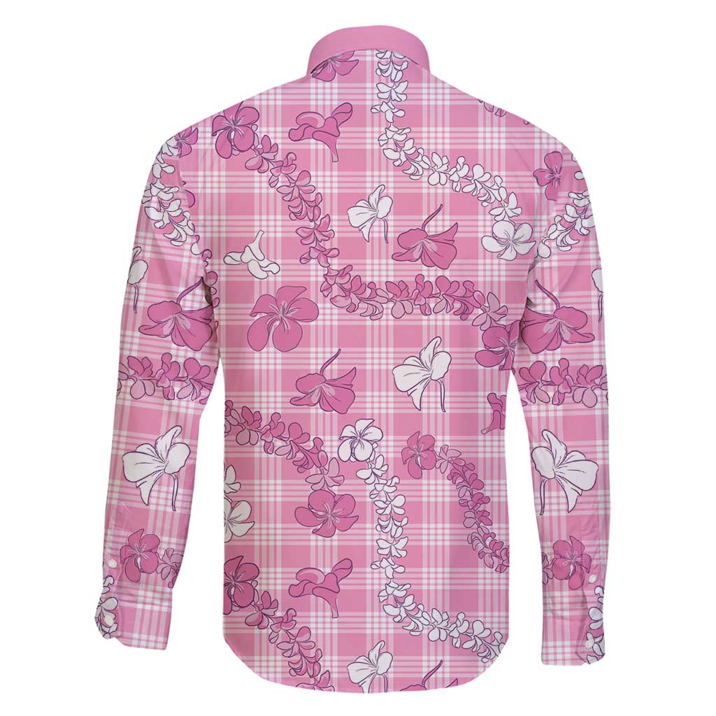 Alaka Aloha Hawaii Family Matching Puletasi and Hawaiian Shirt Plumeria Lei With Palaka Motif - Polynesian Pride