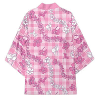 Alaka Aloha Hawaii Kimono Plumeria Lei With Palaka Motif - Polynesian Pride