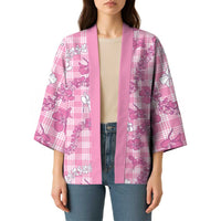 Alaka Aloha Hawaii Kimono Plumeria Lei With Palaka Motif - Polynesian Pride