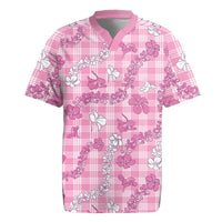 Alaka Aloha Hawaii Rugby Jersey Plumeria Lei With Palaka Motif - Polynesian Pride