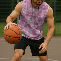 Alaka Aloha Hawaii Sleeveless Hoodie Plumeria Lei With Palaka Motif - Polynesian Pride