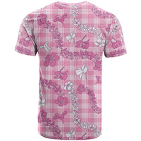 Alaka Aloha Hawaii T Shirt Plumeria Lei With Palaka Motif - Polynesian Pride