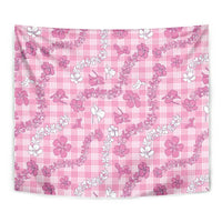 Alaka Aloha Hawaii Tapestry Plumeria Lei With Palaka Motif - Polynesian Pride