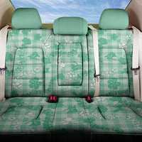 Omaomao Aloha Hawaii Back Car Seat Cover Plumeria Lei With Palaka Motif - Polynesian Pride