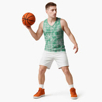 Omaomao Aloha Hawaii Basketball Jersey Plumeria Lei With Palaka Motif LT14 - Polynesian Pride