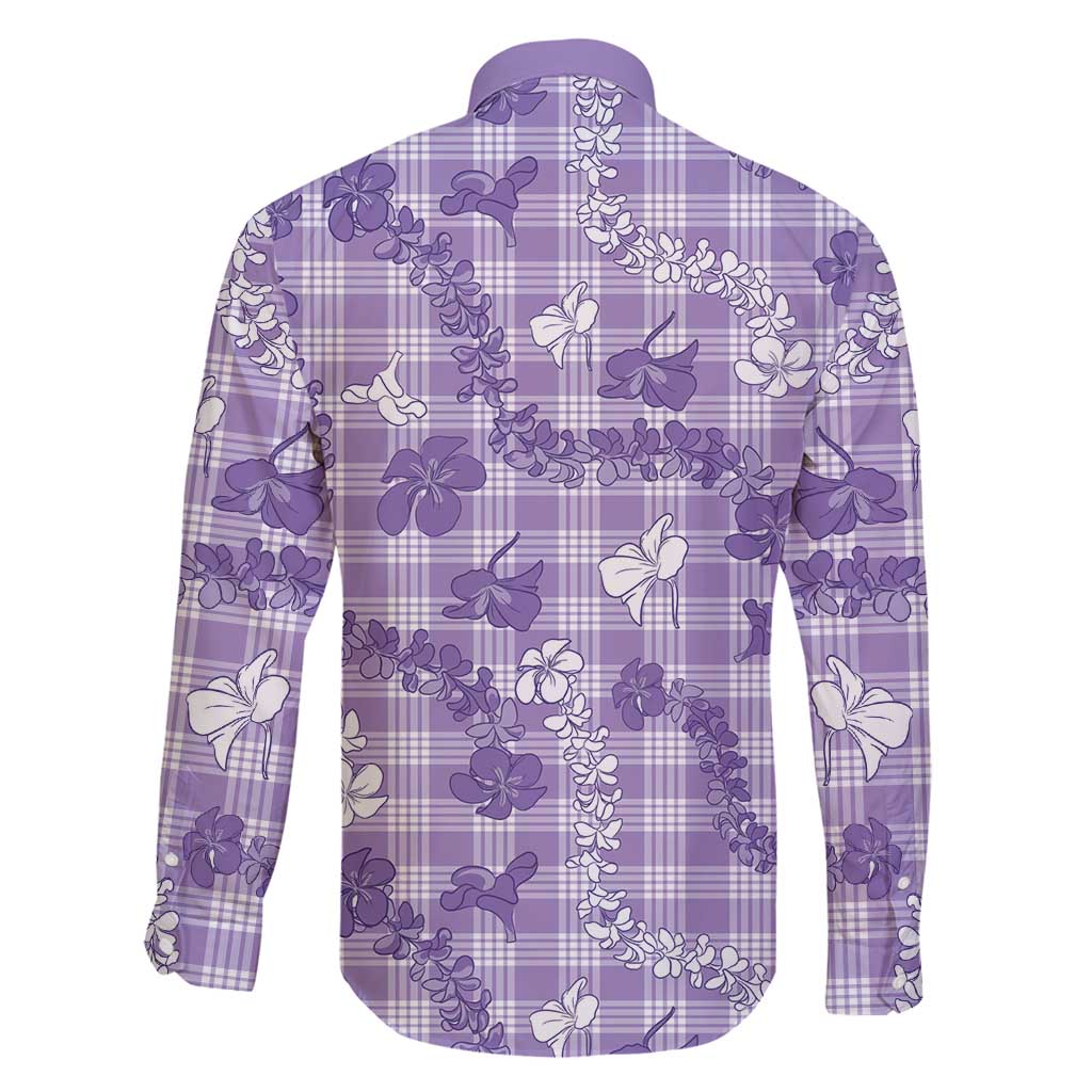 Poni Aloha Hawaii Family Matching Off Shoulder Short Dress and Hawaiian Shirt Plumeria Lei With Palaka Motif - Polynesian Pride