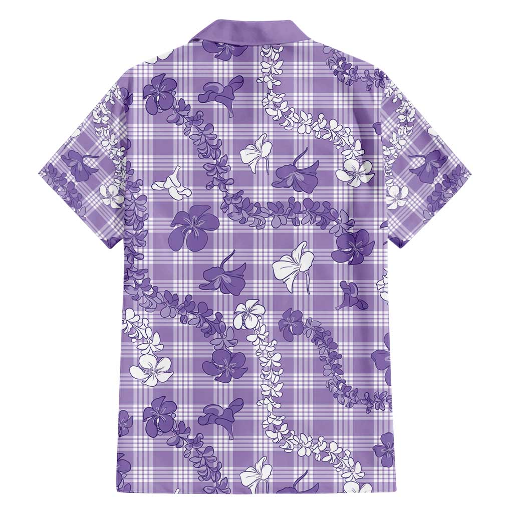 Poni Aloha Hawaii Family Matching Short Sleeve Bodycon Dress and Hawaiian Shirt Plumeria Lei With Palaka Motif - Polynesian Pride