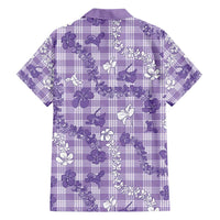 Poni Aloha Hawaii Family Matching Short Sleeve Bodycon Dress and Hawaiian Shirt Plumeria Lei With Palaka Motif - Polynesian Pride