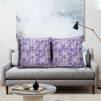 Poni Aloha Hawaii Pillow Cover Plumeria Lei With Palaka Motif - Polynesian Pride