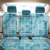 Polu Aloha Hawaii Back Car Seat Cover Plumeria Lei With Palaka Motif - Polynesian Pride