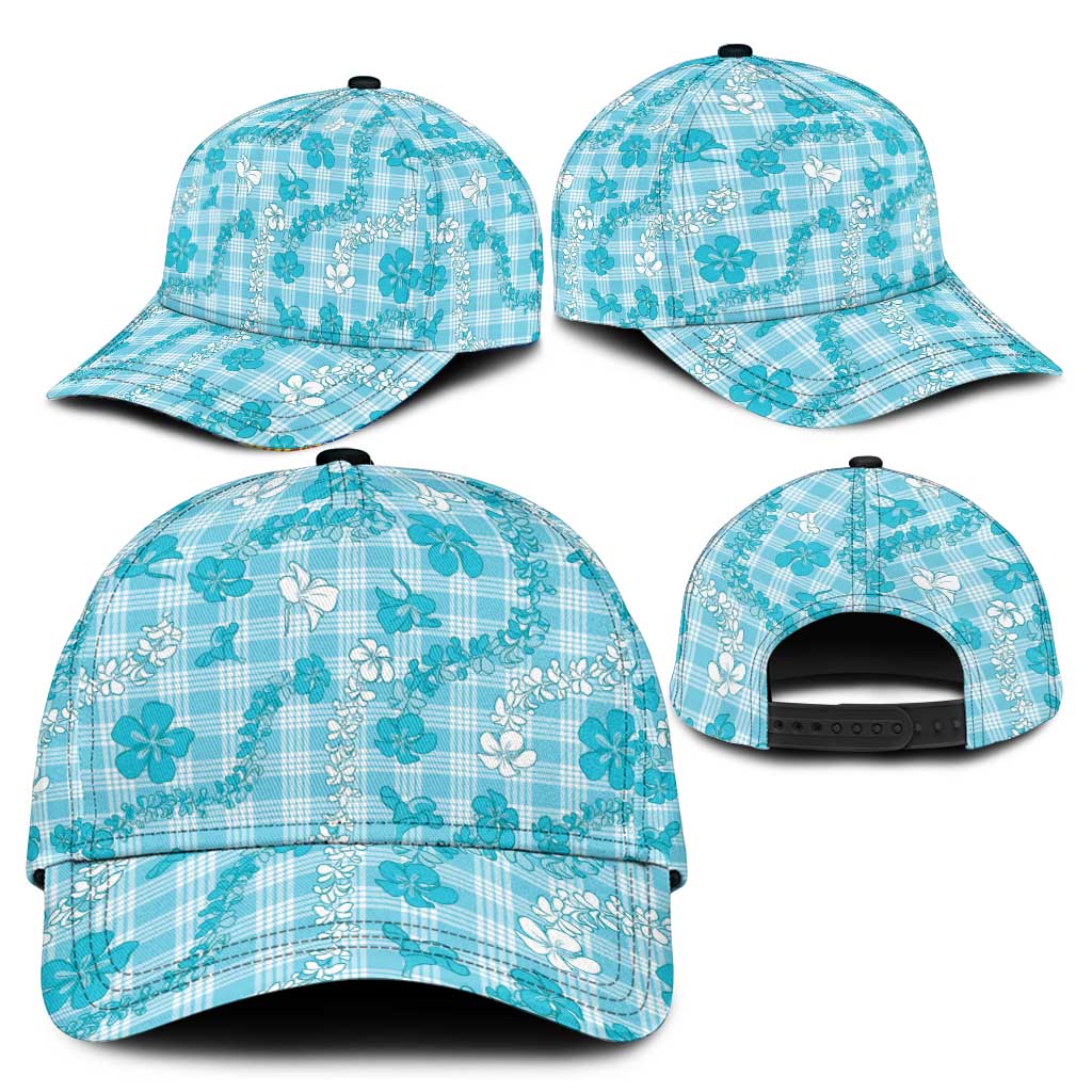 Polu Aloha Hawaii Classic Cap Plumeria Lei With Palaka Motif - Polynesian Pride