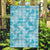 Polu Aloha Hawaii Garden Flag Plumeria Lei With Palaka Motif - Polynesian Pride