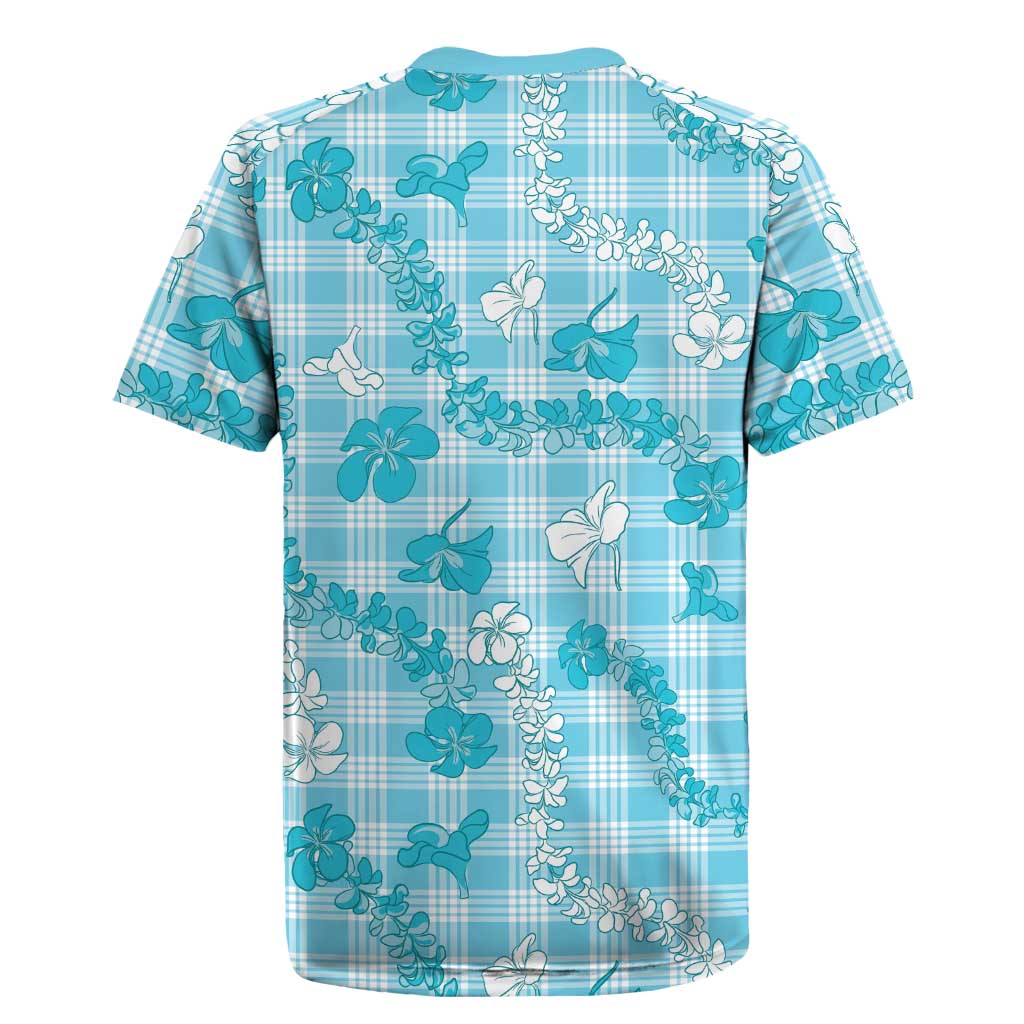 Polu Aloha Hawaii Rugby Jersey Plumeria Lei With Palaka Motif - Polynesian Pride