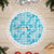 Polu Aloha Hawaii Tree Skirt Plumeria Lei With Palaka Motif - Polynesian Pride