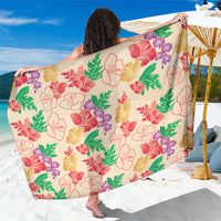 Colorful Aloha Hawaii Hibiscus Orchid Seamless Sarong LT14 One Size 44 x 66 inches Colorful - Polynesian Pride