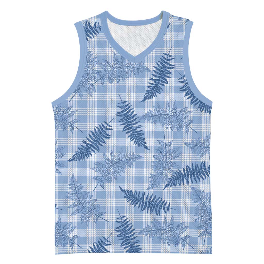 Blue Palaka Hawaii Palapalai Basketball Jersey Hawaiian Fern LT14 Unisex Blue - Polynesian Pride