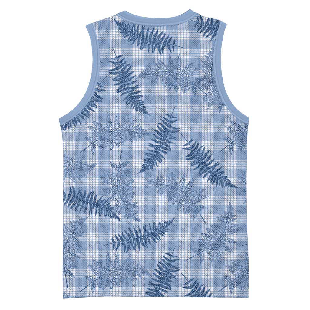 Blue Palaka Hawaii Palapalai Basketball Jersey Hawaiian Fern LT14 - Polynesian Pride