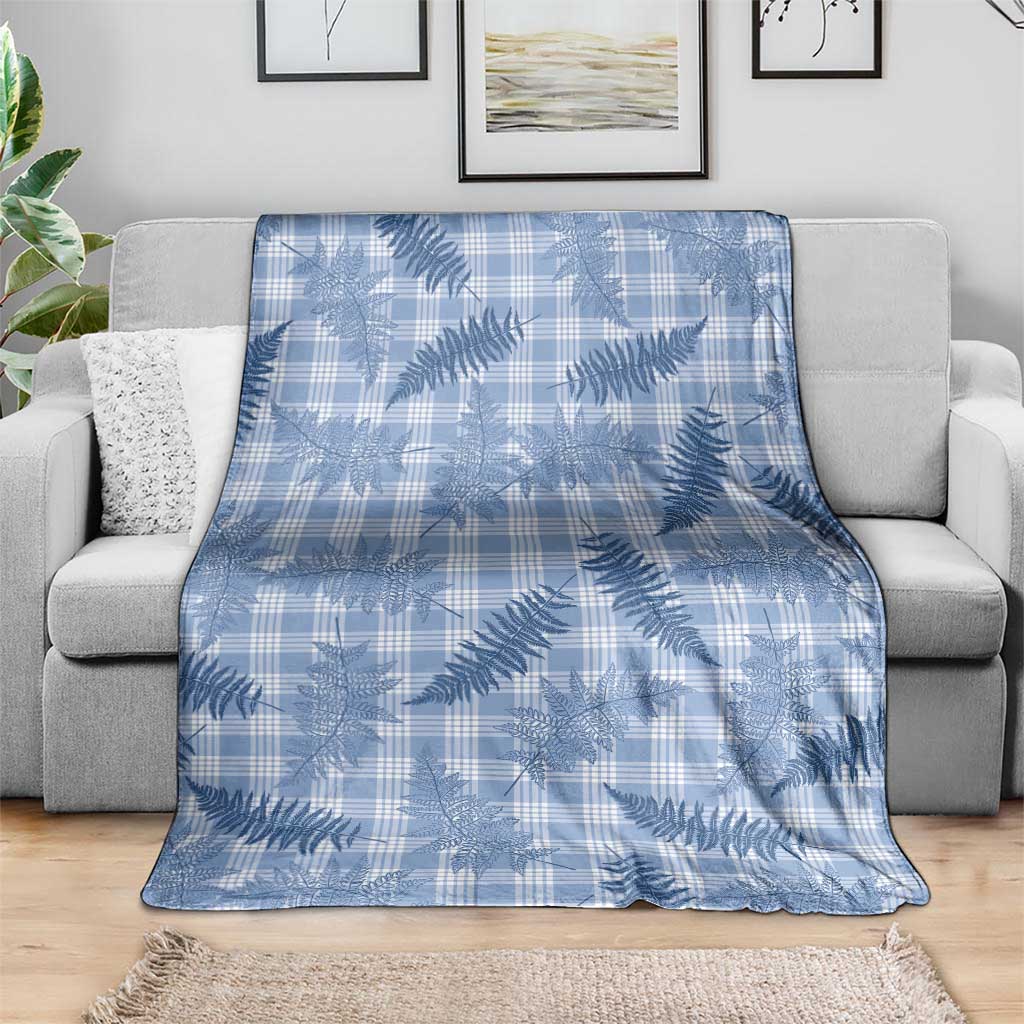Blue Palaka Hawaii Palapalai Blanket Hawaiian Fern LT14 - Polynesian Pride