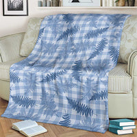 Blue Palaka Hawaii Palapalai Blanket Hawaiian Fern LT14 - Polynesian Pride