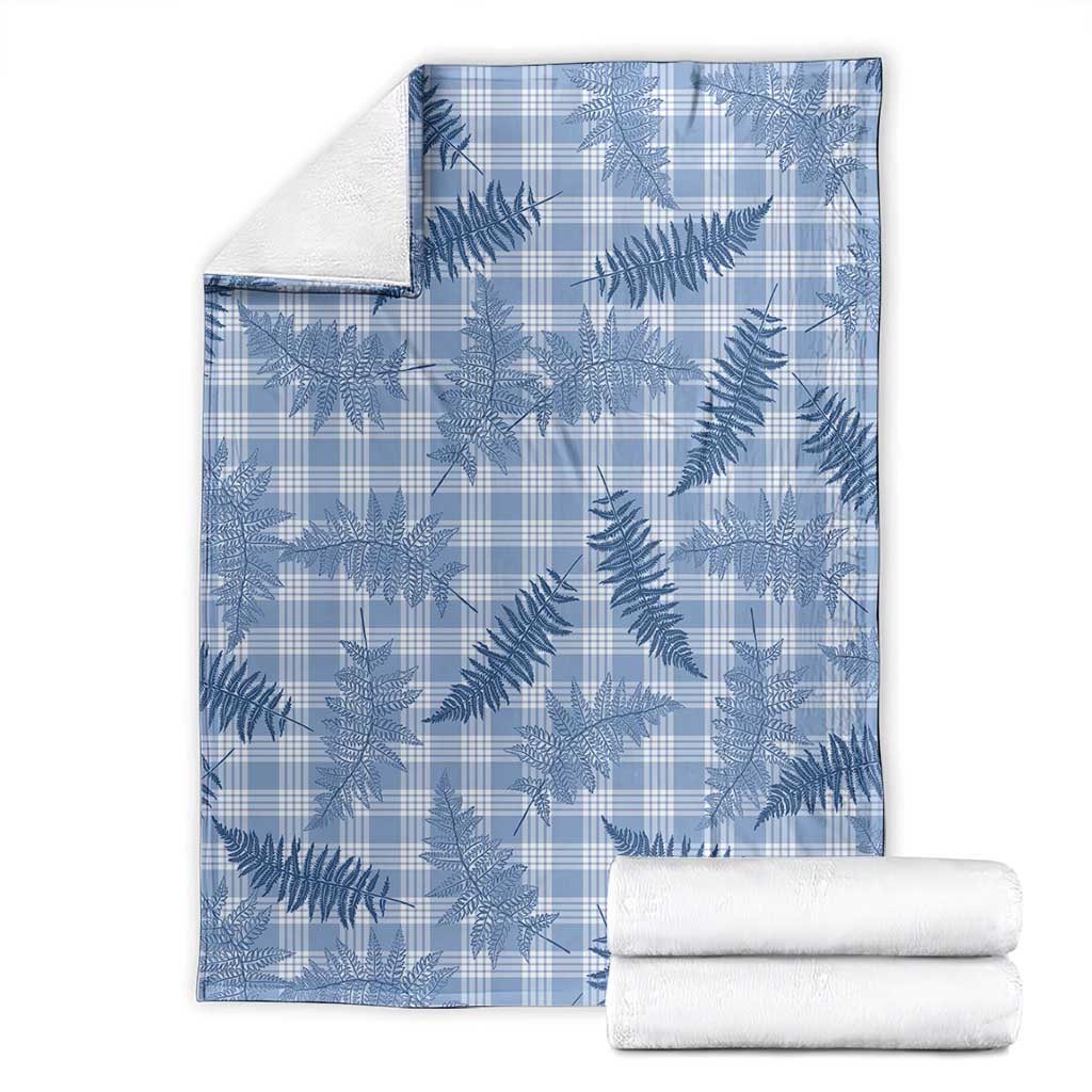 Blue Palaka Hawaii Palapalai Blanket Hawaiian Fern LT14 - Polynesian Pride