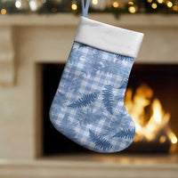 Blue Palaka Hawaii Palapalai Christmas Stocking Hawaiian Fern LT14 Set of 2 Blue - Polynesian Pride