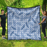 Blue Palaka Hawaii Palapalai Quilt Hawaiian Fern LT14 - Polynesian Pride