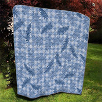 Blue Palaka Hawaii Palapalai Quilt Hawaiian Fern LT14 - Polynesian Pride
