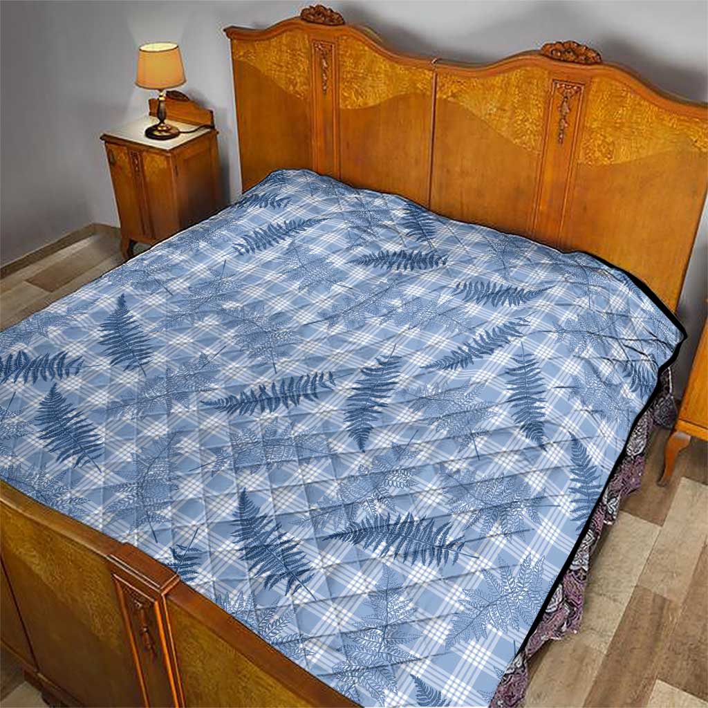 Blue Palaka Hawaii Palapalai Quilt Hawaiian Fern LT14 - Polynesian Pride