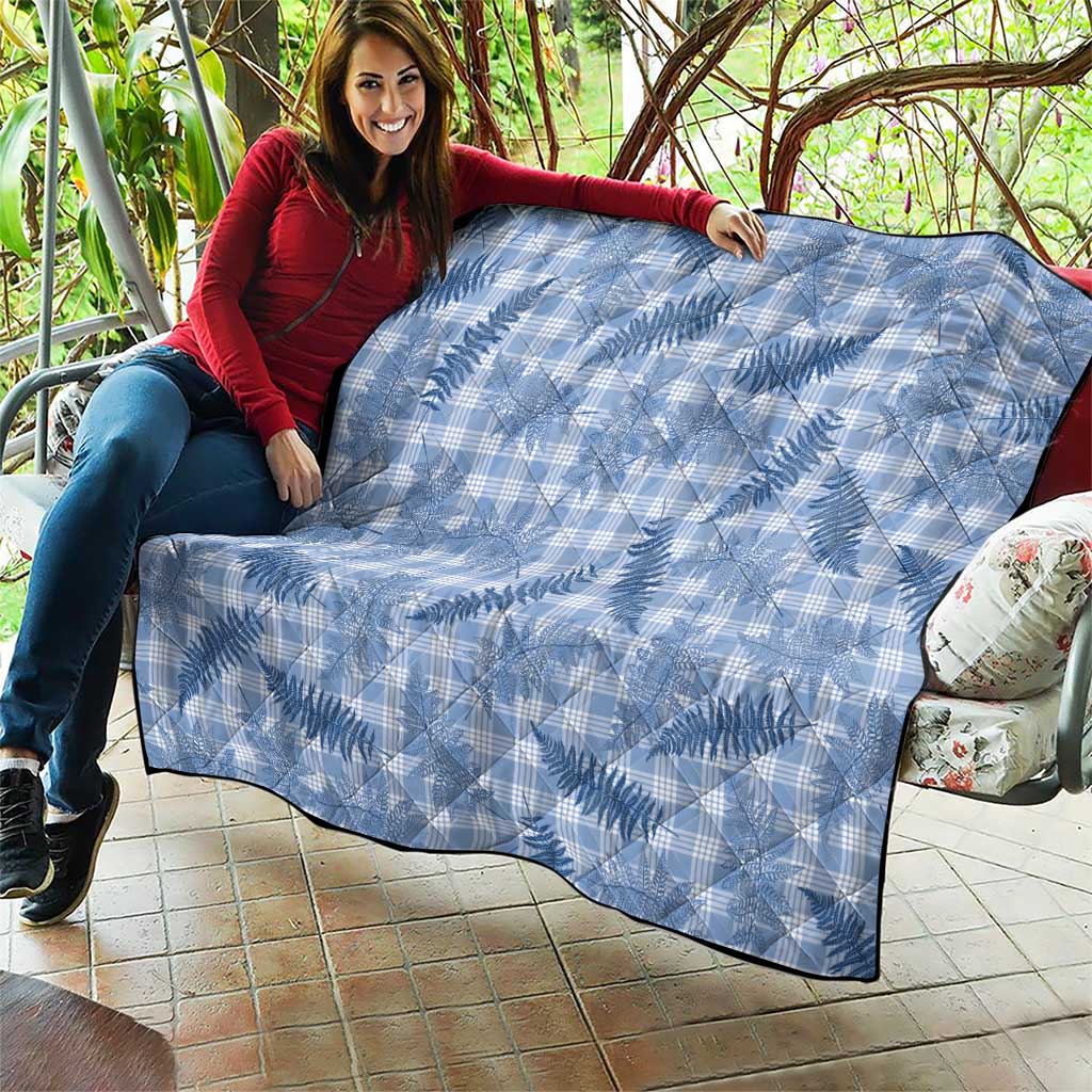 Blue Palaka Hawaii Palapalai Quilt Hawaiian Fern LT14 - Polynesian Pride