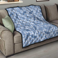 Blue Palaka Hawaii Palapalai Quilt Hawaiian Fern LT14 - Polynesian Pride
