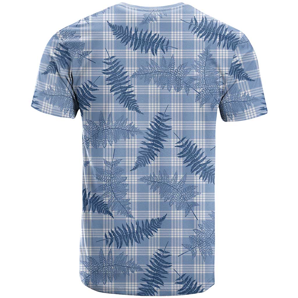Blue Palaka Hawaii Palapalai T Shirt Hawaiian Fern LT14 - Polynesian Pride