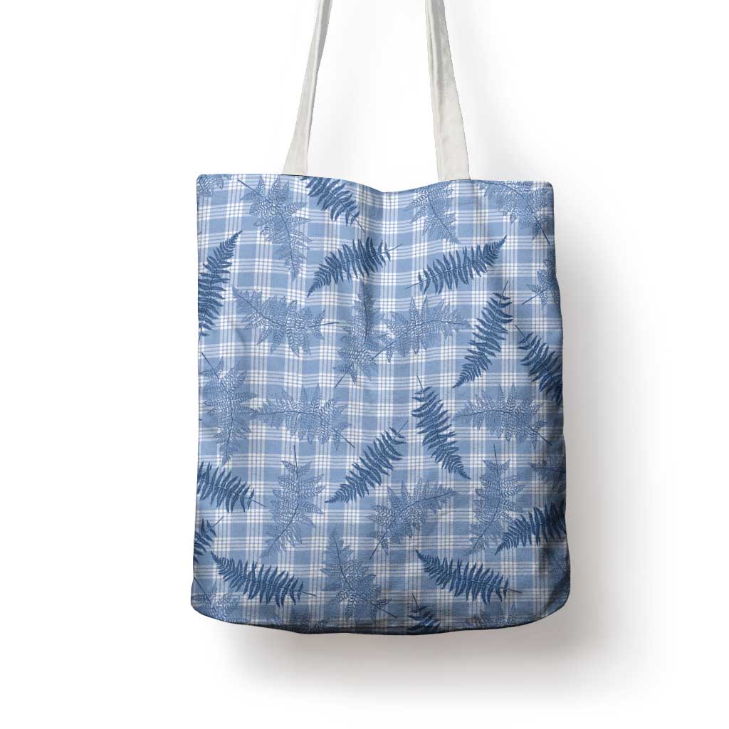 Blue Palaka Hawaii Palapalai Tote Bag Hawaiian Fern LT14 - Polynesian Pride