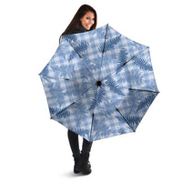 Blue Palaka Hawaii Palapalai Umbrella Hawaiian Fern LT14 - Polynesian Pride