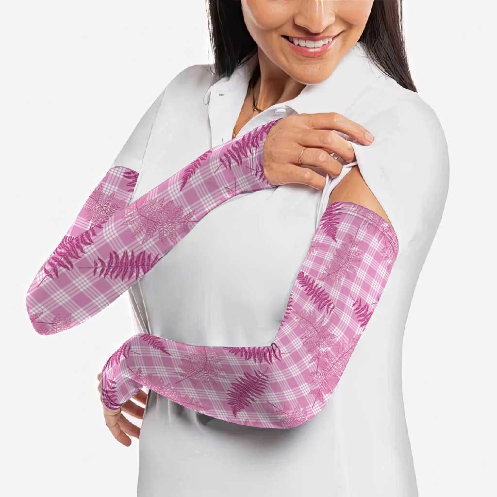 Purple Palaka Hawaii Palapalai Arm Sleeves Hawaiian Fern LT14 - Polynesian Pride