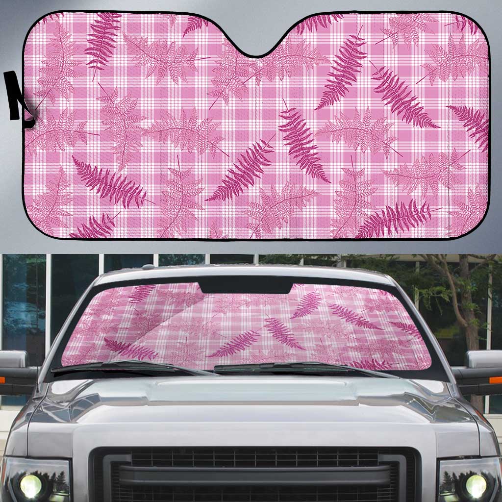 Purple Palaka Hawaii Palapalai Auto Sun Shade Hawaiian Fern LT14 Purple - Polynesian Pride