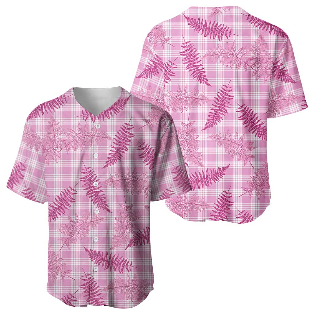 Purple Palaka Hawaii Palapalai Baseball Jersey Hawaiian Fern - Polynesian Pride