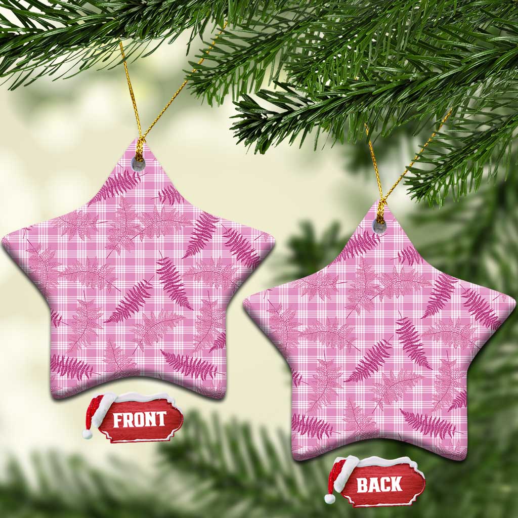 Purple Palaka Hawaii Palapalai Ceramic Ornament Hawaiian Fern LT14 Star Purple - Polynesian Pride