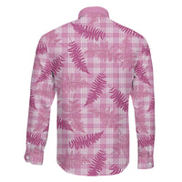 Purple Palaka Hawaii Palapalai Family Matching Short Sleeve Bodycon Dress and Hawaiian Shirt Hawaiian Fern - Polynesian Pride