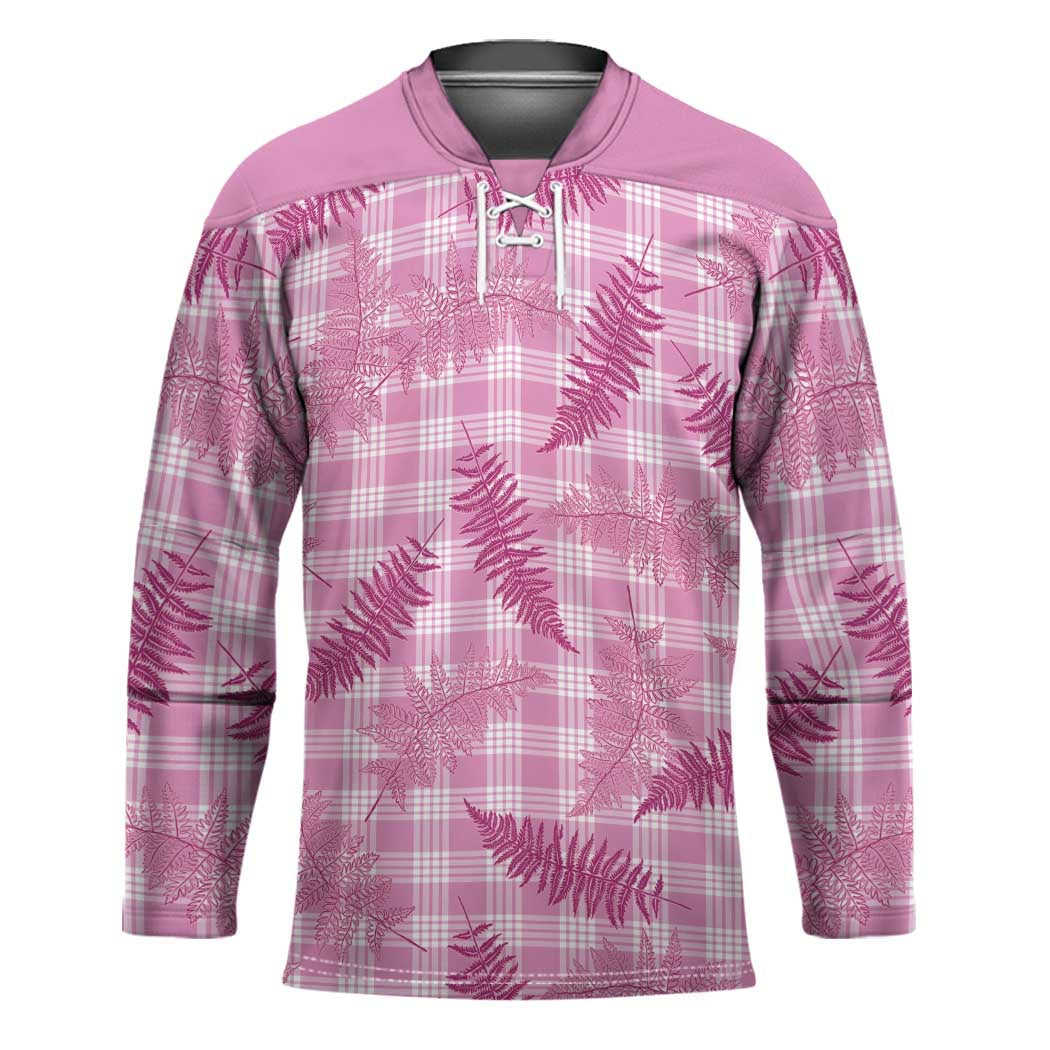Purple Palaka Hawaii Palapalai Hockey Jersey Hawaiian Fern LT14 Unisex Purple - Polynesian Pride