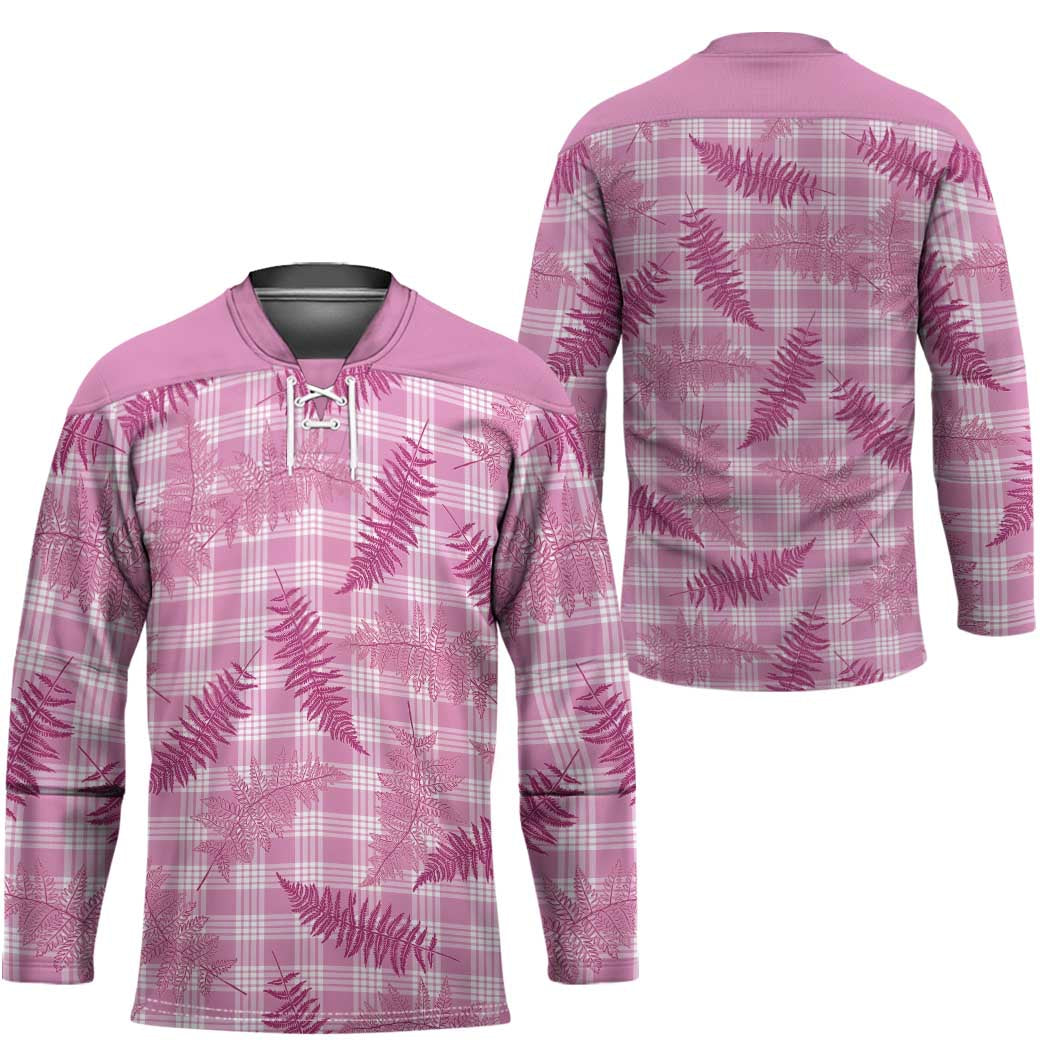 Purple Palaka Hawaii Palapalai Hockey Jersey Hawaiian Fern LT14 - Polynesian Pride