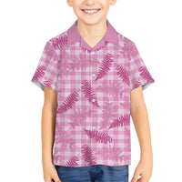 Purple Palaka Hawaii Palapalai Kid Hawaiian Shirt Hawaiian Fern - Polynesian Pride
