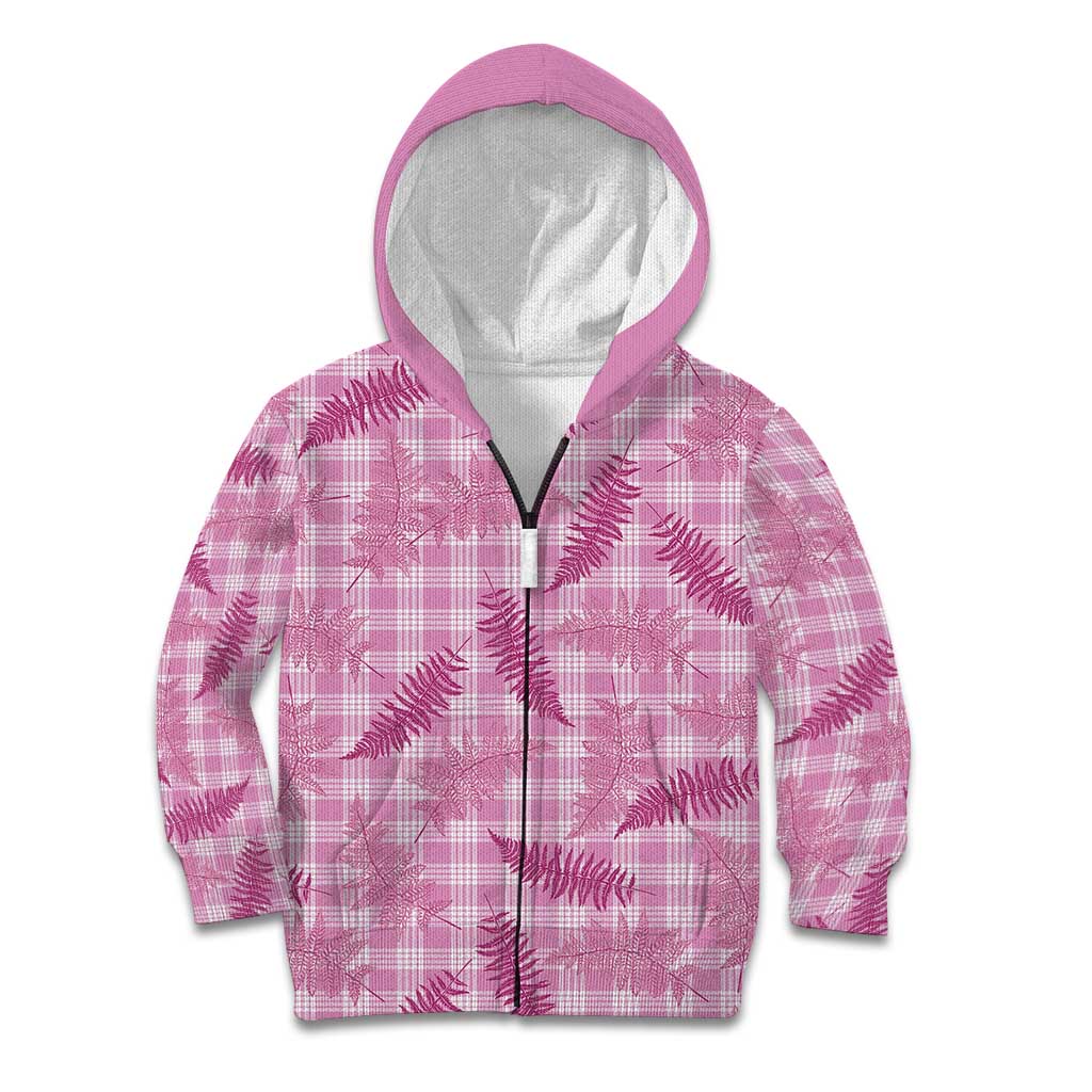 Purple Palaka Hawaii Palapalai Kid Hoodie Hawaiian Fern LT14 Zip Hoodie Purple - Polynesian Pride