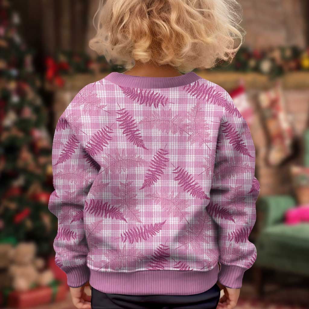 Purple Palaka Hawaii Palapalai Kid Ugly Christmas Sweater Hawaiian Fern LT14 - Polynesian Pride
