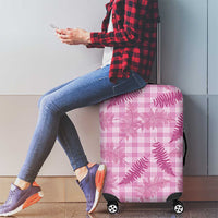 Purple Palaka Hawaii Palapalai Luggage Cover Hawaiian Fern - Polynesian Pride