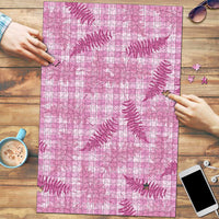 Purple Palaka Hawaii Palapalai Puzzle Hawaiian Fern LT14 Purple - Polynesian Pride