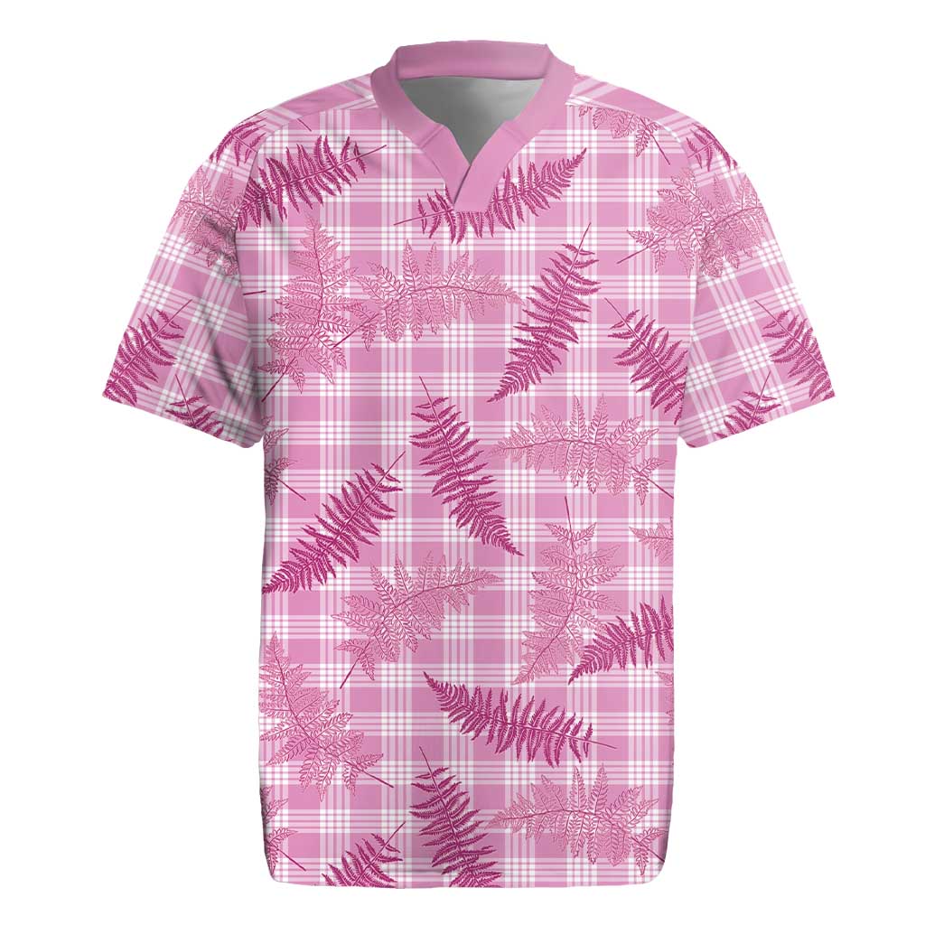Purple Palaka Hawaii Palapalai Rugby Jersey Hawaiian Fern - Polynesian Pride