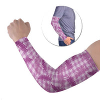 Pink Palaka Hawaii Palapalai Arm Sleeves Hawaiian Fern LT14 Set of 2 Pink - Polynesian Pride