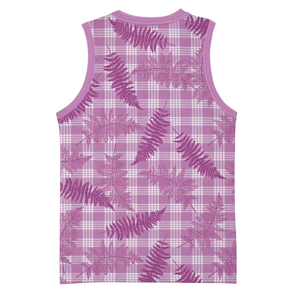 Pink Palaka Hawaii Palapalai Basketball Jersey Hawaiian Fern LT14 - Polynesian Pride
