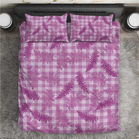 Pink Palaka Hawaii Palapalai Bedding Set Hawaiian Fern LT14 Pink - Polynesian Pride